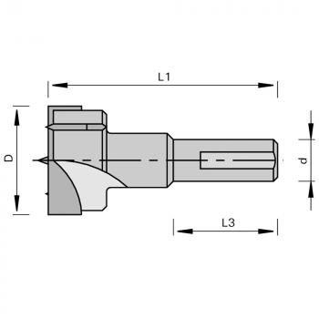 Stehle 3319  2050 Zylinderkopfbohrer Zeichnung